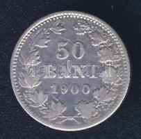 Románia 1900. 50B Ag I.Károly T:3 ph