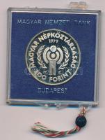 1979. 200Ft Ag "Nemzetközi gyermekév" eredeti, sérült "MNB" plasztiktokban T:PP patina Adamo EM57