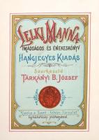 Tárkányi B. József: Lelki manna - Imádságos és énekeskönyv, hangjegyes kiadás. Eger, 1896, Szent István Társulat, sérült egészvászon kötés.