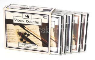 Violin Concerti. 5 db zenei CD díszdobozban.