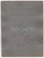 cca 1910-1920 Vöröstorony (Turnu Rosu), Szeben vármegye, Erdély, nagyméretű, kartonra kasírozott fot...