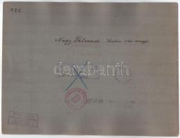 cca 1910-1920 Nagytalmács (Tălmaciu), Szeben vármegye, Erdély, nagyméretű, kartonra kasírozott fotó,...