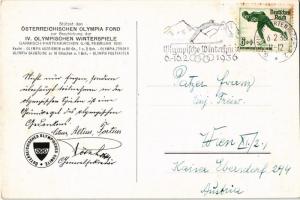 1936 Garmisch-Partenkirchen IV. Olympische Winterspiele / 1936. évi téli olimpiai játékok / Winter O...
