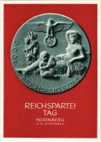 1939 Reichsparteitag Nürnberg. Festpostkarte. Reichsparteitag des Friedens / Nuremberg Rally. NSDAP German Nazi Party propaganda, swastika; 6 Ga. Adolf Hitler s: R. K.