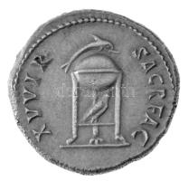 Római Birodalom / Vitellius 69. Dénár [SACTFAC XVVIR] vert másolata/replikája (3,89g) T:AU
Roman Em...