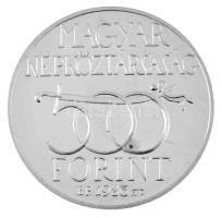 1986. 500Ft Ag "Budavár visszavétele 1686" kapszulában T:BU patina
Adamo EM97