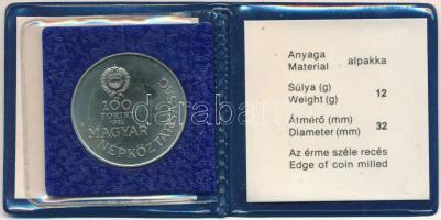 1983. 100Ft Cu-Ni-Zn "Széchenyi István" eredeti műbőr tokban, tanúsítvánnyal T:BU
Adamo E...