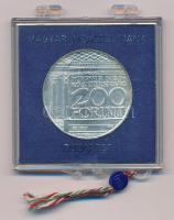 1977. 200Ft Ag "Nemzeti Múzeum" plombált "MNB" plasztiktokban T:BU, kis patina
...