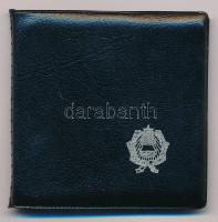 1981. 100Ft Cu-Ni-Zn "Bulgária 1300 éves" műbőr tokban T:AU (PP) kis patina Adamo EM67