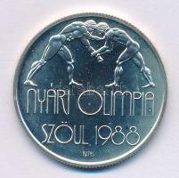 1987. 500Ft Ag "Nyári Olimpia - Szöul 1988" kapszulában T:AU (eredetileg PP), patina Adamo EM99