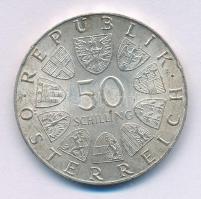 Ausztria 1974. 50Sch Ag "Bécsi Nemzetközi Kertészeti Kiállítás" T:AU patina Austria 1974. ...