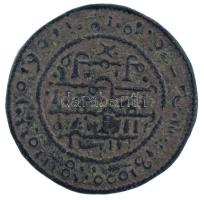 1172-1196. Kufikus rézpénz Cu "III. Béla" (1,73g) T:XF patina Hungary 1172-1196. Copper Co...