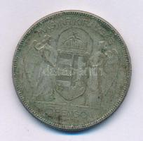 1930. 5P Ag " Horthy jobbra" T:F patina
Adamo P8