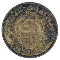 1935. 2P Ag "Pázmány" T:XF patina
Adamo P7.1