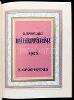 Z. Soós István: Kaposvári miniatűrök. Kaposvár, 1986, Somogy Megyei Tanács. Kiadói bársonykötés, kissé kopottas borítóval. Számozott (22./400) példány.