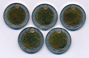 Azerbajdzsán 2021. 50q bimetál (5x) T:AU, patina
Azerbaijan 2021. 50 Qepik bimetal (5x) C:AU, patin...