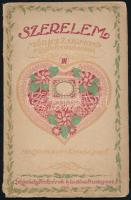 Móricz Zsigmond: Szerelem. - - egyfelvonásosai. III. Magyarosan. Kend a pap? Bp., é.n. (cca 1913-1918), Légrády, 59+(1) p. Ötödik kiadás. A borító Végh Gusztáv munkája. Kiadói illusztrált papírkötés, kissé sérült, a könyvtesttől különvált borítóval.