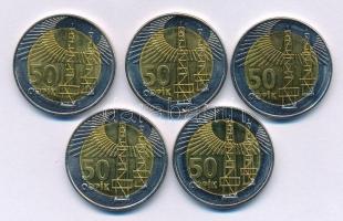 Azerbajdzsán DN(2006-2011) 50q bimetál (5x) T:AU-XF Azerbaijan ND(2006-2011) 50 Qepik bimetal (5x) C:AU-XF