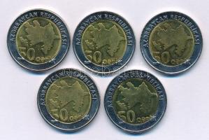 Azerbajdzsán DN(2006-2011) 50q bimetál (5x) T:AU-XF
Azerbaijan ND(2006-2011) 50 Qepik bimetal (5x) ...