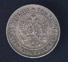 Finnország 1907. 1M Ag T:3 ph.