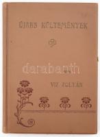 Viz Zoltán: Újabb költemények. 1898, Szerdahelyi János. Kiadói egészvászon kötés, színezett lapszélek, kissé kopottas állapotban.