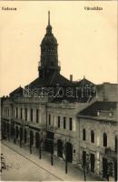 1917 Kalocsa, Városháza, Helfer szálloda. Jurcsó Antal kiadása