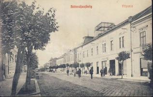 Sátoraljaújhely főposta Steinberger üzletével (EB)