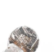 Ezüst(Ag) szabadkőműves medál, jelzett, 5,3×4,2 cm, nettó: 16,4 g