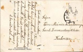 Mohács, Állami polgári fiú- és leány iskola. Fridrich Oszkár kiadása (Rb)