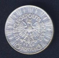 Lengyelország 1936. 5Zl Ag "Jozef Pilsudski" T:2-/3