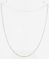 Ezüst(Ag) venezianer nyaklánc, jelzett, h: 45 cm, nettó: 2,9 g