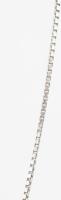 Ezüst(Ag) venezianer nyaklánc, jelzett, h: 45 cm, nettó: 2,9 g