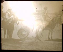 cca 1910 13 db üveg dia: Amerikai életképek: Dél-Amerika, Santiago, Rio, Észak-Amerika, látványos ké...