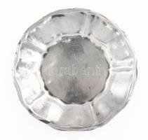 Ezüst(Ag) kerek ékszertartó tálka, jelzett, d: 8 cm, nettó: 22,5 g