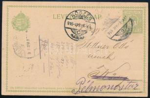 1916 Beszterce, Marosvásárhelyi Takarékpénztár hadikölcsön levelezőlap