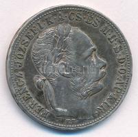 1883KB 1Ft Ag "Ferenc József / Barokk címer" T:XF patina, több ph. Adamo M15