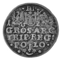 Lengyel-Litván Nemzetközösség 1624. 3gr Ag "III. Zsigmond" Krakkó (1,95g) T:VF, patina, pi...