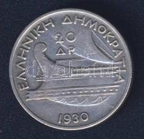 Görögország 1930. 20Dr Ag T:2/3 apró ph