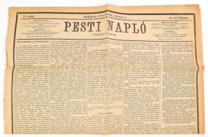 1889 Pesti Napló 40. évf 32. szám Rudolf trónörökös halálhírével és következményeinek taglallásával