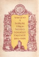 Szabó Jenő:  A Soproni Városszépítő Egyesület története 1869-1984. Sopron, 1984. Széchenyi Nyomda Soproni Üzeme. [4] + 100 p. Egyetlen kiadás. Szabó Jenő (1910-1993) soproni hivatalnok, jogász, helytörténész. Kismonográfiája a helyi lokálpatrióta egyesület évszázados történetébe vezet be, a kezdetektől a koalíciós idők végi feloszlatásig (a kommunista államhatalom ellenségként tekintett minden pártfüggetlen, alulról szerveződő társadalmi egyletre). Szabó Jenő áttekintése kitér arra, hogy a lokálpatrióták munkálatai egyesület híján sem szüneteltek, ám az 1980-as évek elején az Egyesület újjáalakulása biztató jövőt ígér. (Különlenyomat a Soproni Szemle 1983. évi 1-2. és 4. és 1984. évi 1. számából.) Fűzve, Sterbenz Károly grafikusművész színes rajzával illusztrált kiadói borítóban. Jó példány.