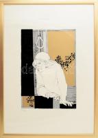 Szász Endre (1926-2003): Illusztráció Francois Villon Rablóballada a Vörös Coquillard-ról c. művéhez...