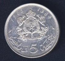 Marokkó 1965. 5D Ag T:2-/3+