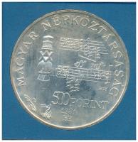 1981. 500Ft Ag "Bartók Béla" sérült fekete, "MNB" tokban T:BU patina
Adamo EM62