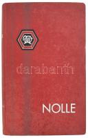 1930, Nollesche Werke Kommandit-Gesellschaft Weissenfels (Saale). Abteilung Schuhmaschinenfabrik. Ipari gépek német nyelvű katalógusa, rendkívül gazdag képanyaggal, foltos egészvászon kötésben.