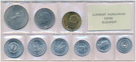 1978. 2f-10Ft (9xklf) érmés forgalmi sor fóliatokban T:UNC Adamo FO4