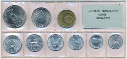 1979. 2f-10Ft (9xklf) érmés forgalmi sor fóliatokban T:UNC patina Adamo FO4
