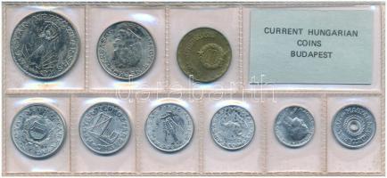 1979. 2f-10Ft (9xklf) érmés forgalmi sor fóliatokban T:UNC patina Adamo FO4