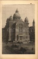 Marosvásárhely, Targu Mures; Román ortodox templom. Hátoldalon "Marosvásárhely visszatért!" / Romanian Orthodox church. Entry of the Hungarian troops, patriotic propaganda on the backside (EK)