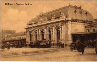 Milano, Stazione Centrale / railway station, trams (EK)