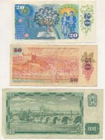 Csehszlovákia 1961. 100K cseh bélyeggel + 1987. 50K + 1988. 20K T:F,VG
Czechslovakia 1961. 100 Koru...